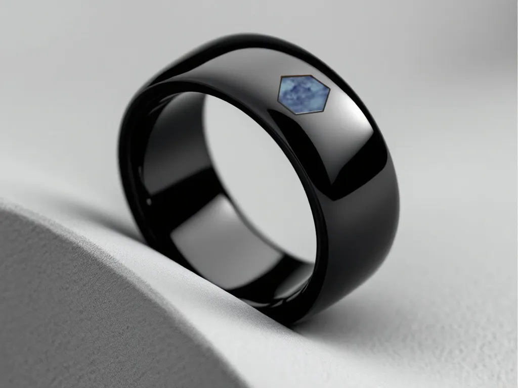 RING ZWART_met hexagon AS